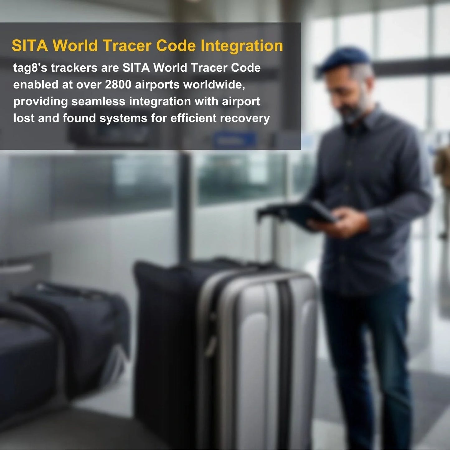 Smart Bag Security Tag - Monaco [Pack 2]-4